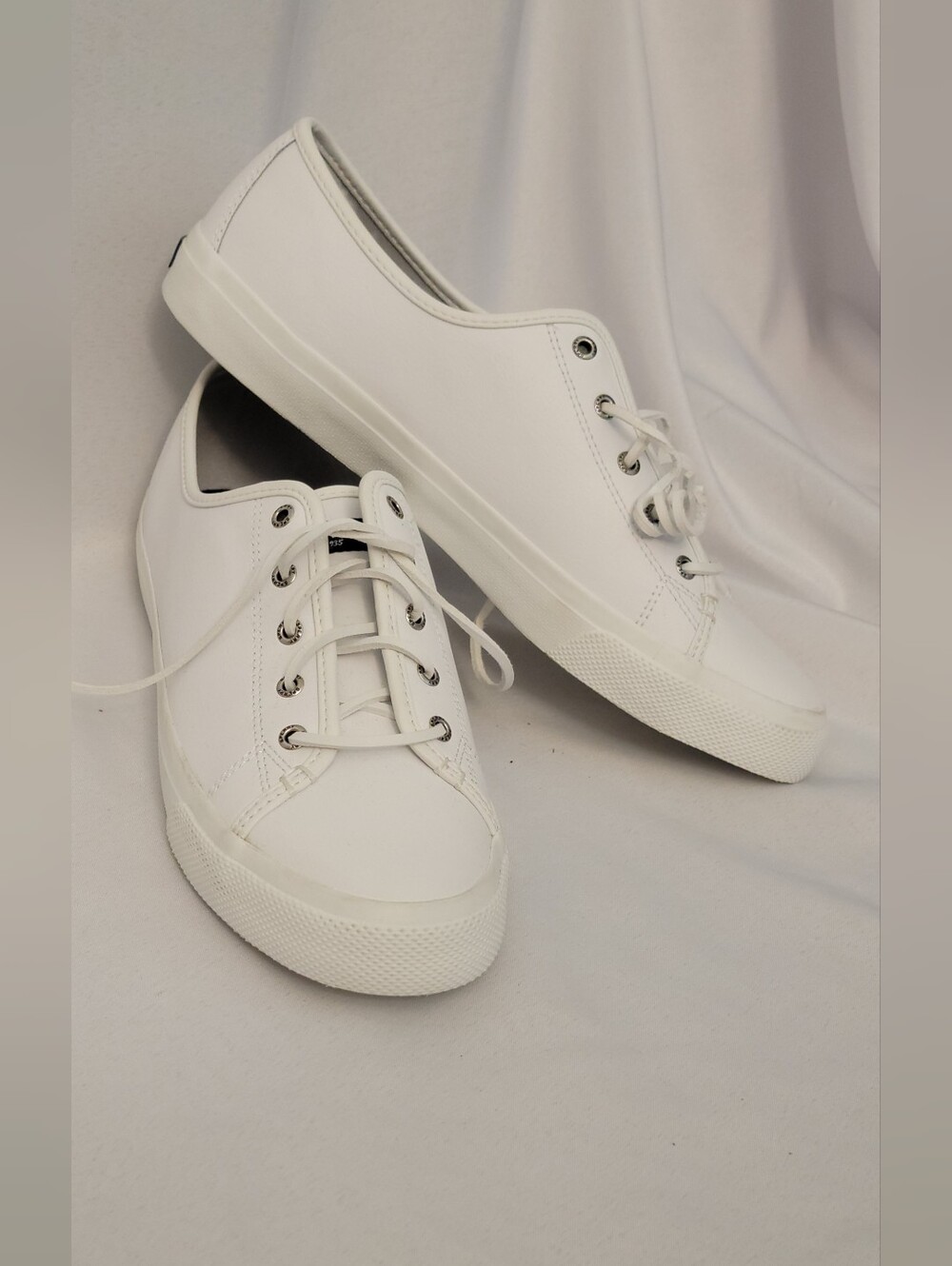 Sperry Top Sider White Sneaker Size 12 - Picture 3 of 12